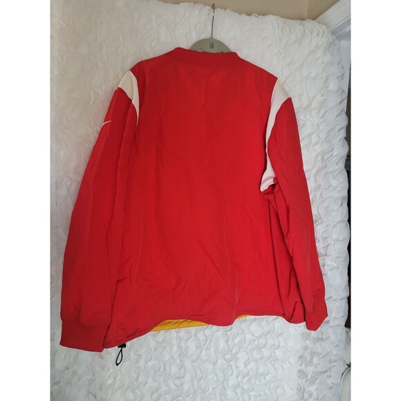 Men's XL Nike Red Kansas City Chiefs Sideline Athletic Stack V-Neck Pullover - Picture 9 of 9